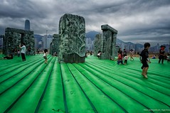 Stonehenge - reconstructed in West Kowloon!