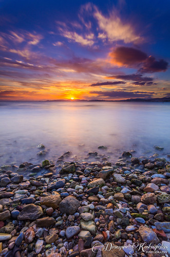 longexposure sunset sea sky sun seascape colour clouds landscape rocks pentax dusk greece nd k5 sigma1020 reversegnd