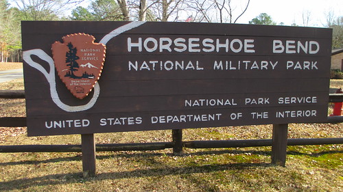 al alabama tallapoosacounty nationalparksystem nationalparksigns horseshoebendnationalmilitarypark nationalmilitaryparks