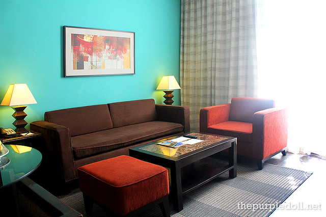 B Hotel Alabang Penthouse Suite Living Area