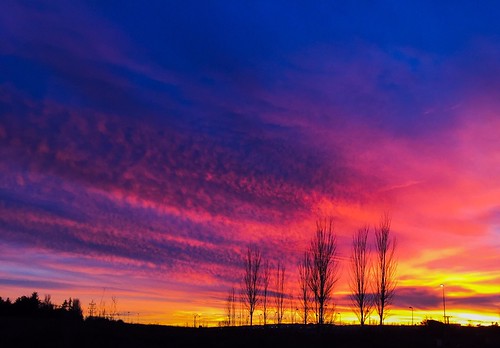 sunset sol clouds atardecer phone nubes puestadesol supersix flickraward rainbowofnature