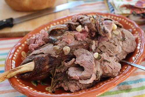 Spit-Roasted Leg of Lamb with Rosemary and Garlic