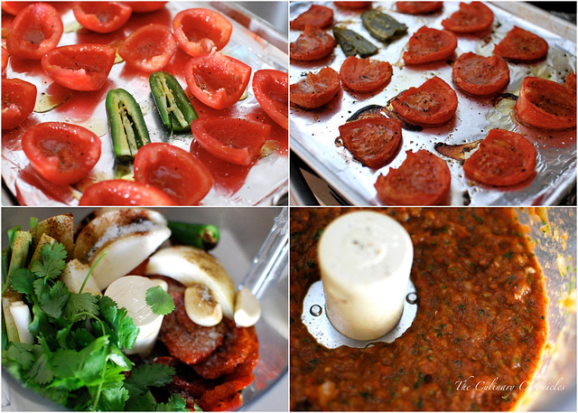 Oven-Roasted Tomato Salsa