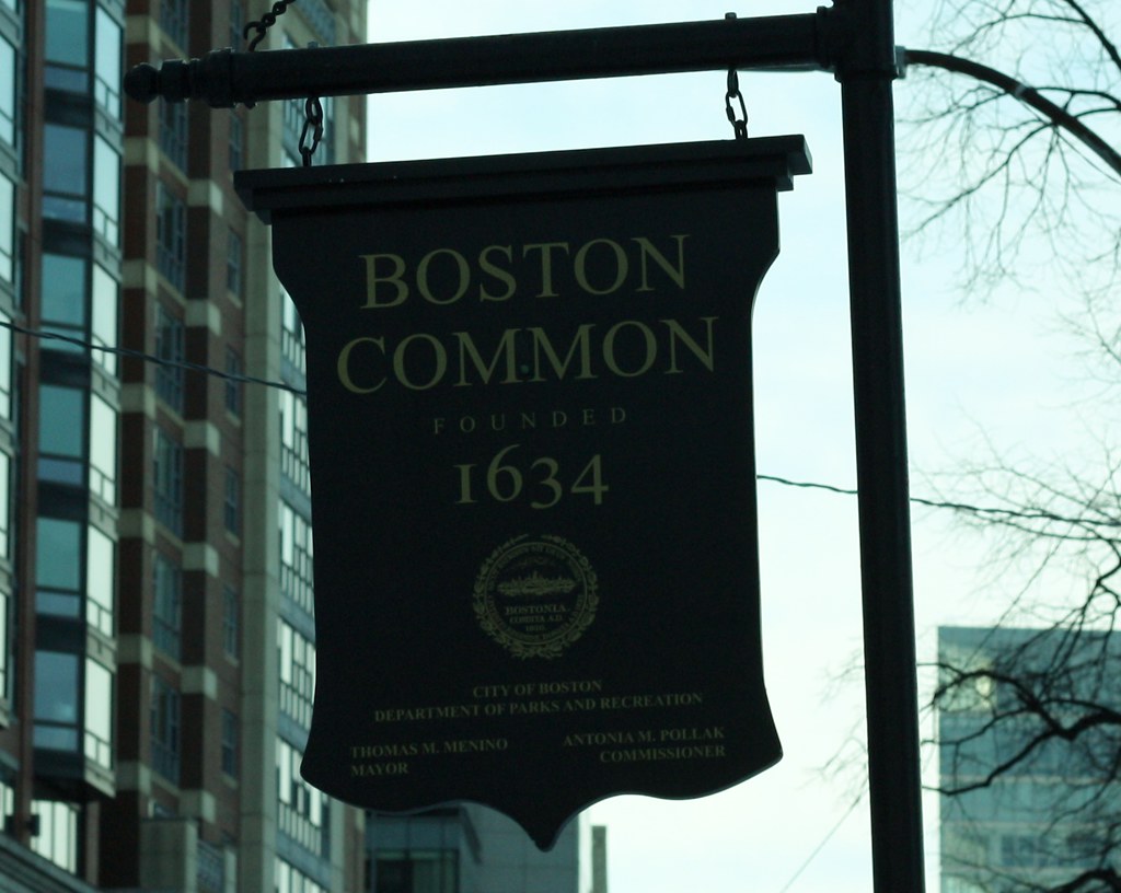 Boston Common Sign