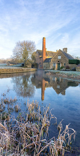 winter light reflections landscape sony cotswolds gloucestershire watermill lowerslaughter a6000 jactoll