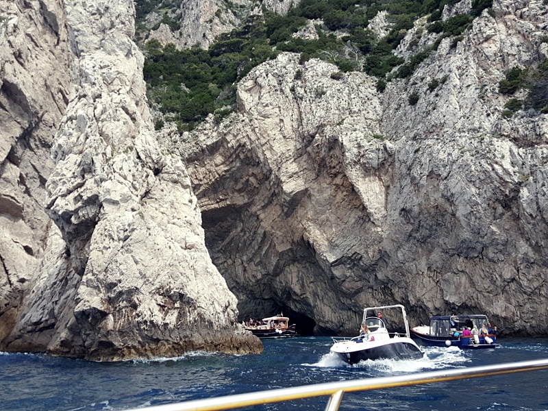 sailing around Capri