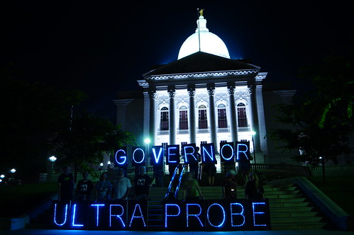 Governor Ultra Probe Message at Wisconsin State Capitol 7/2013