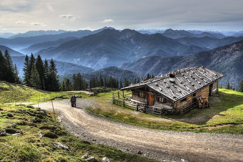 landscape cabin hdr photomatix rotwand mangfallgebirge