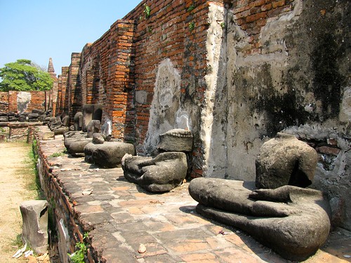 Figuras calcinadas en Wat Maha That