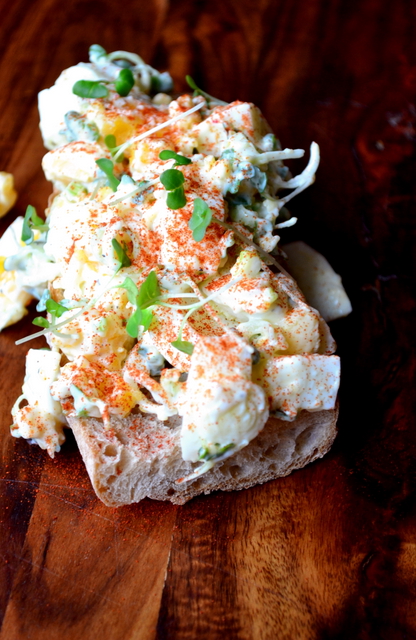 Egg and Cress Open Sandwiches