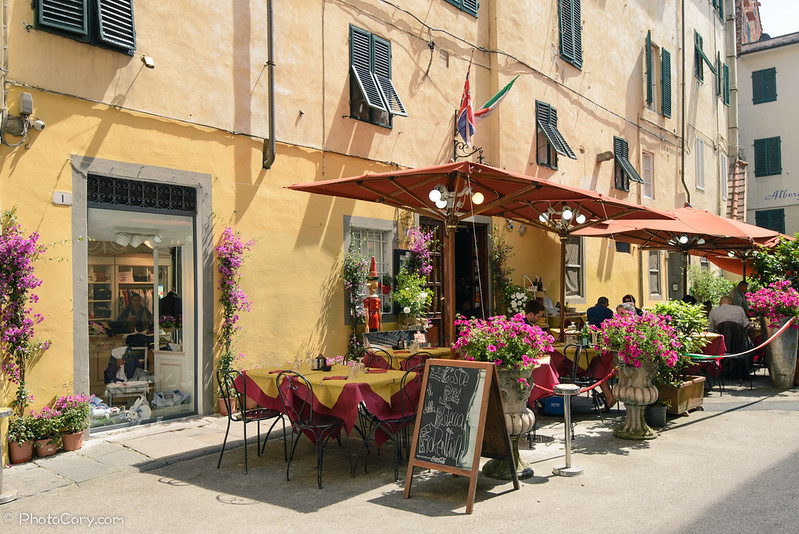 Restaurant in Lucca, Italy