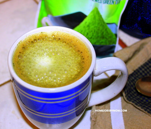 KissMe Organics Organic Matcha Review + Tassimo Green Tea Cappuccino Recipe