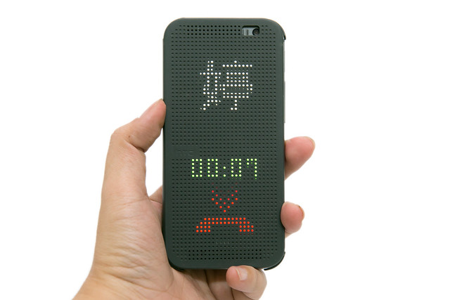 [HTC One M8 專題] 原廠 HTC Dot View 炫彩顯示保護套分享 (更新影片 DEMO) @3C 達人廖阿輝