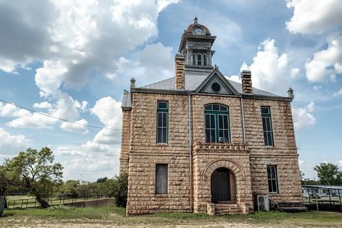 sky building abandoned architecture clouds canon eos texas decay stonework dramatic structure historic forgotten ghosttown courthouse ef2470mmf28lusm smalltown topaz 6d texashistory