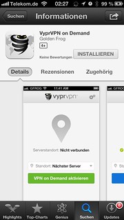 VyprVPN: Konfiguration unter iOS (iPhone)