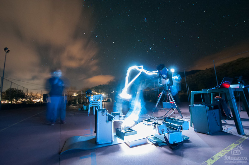 Observación astronómica en el Valle de Ambroz