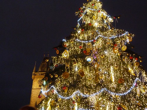 Árbol de Navidad de la Plaza de la Ciudad vieja de Praga