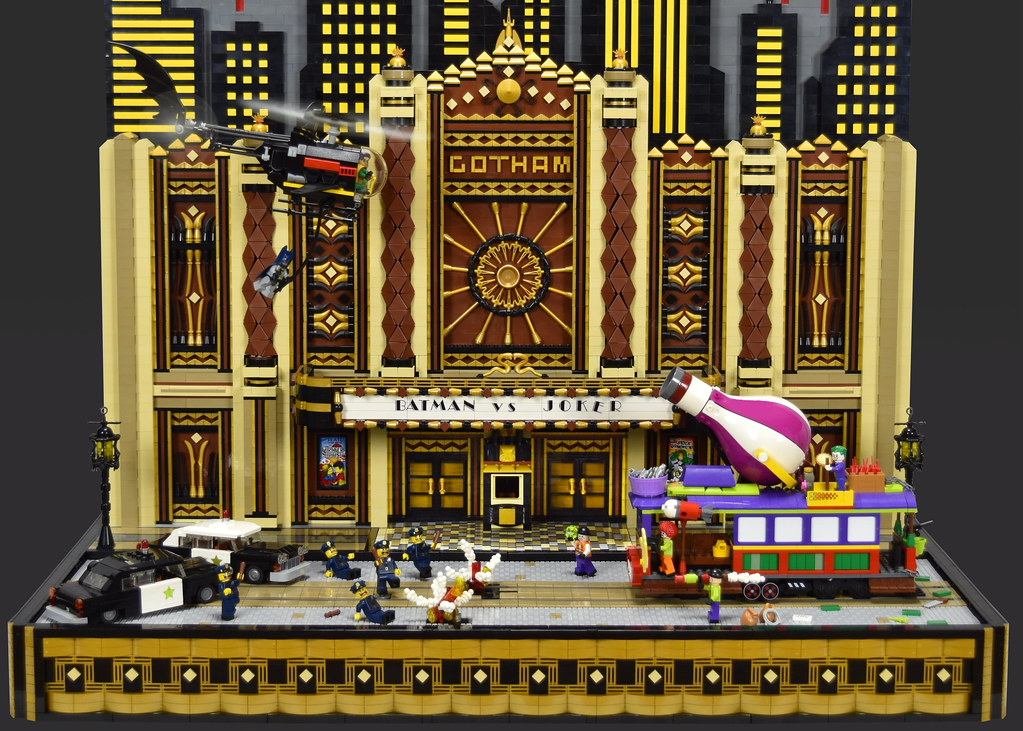 LEGO Batman vs Joker Gotham Theater Showdown