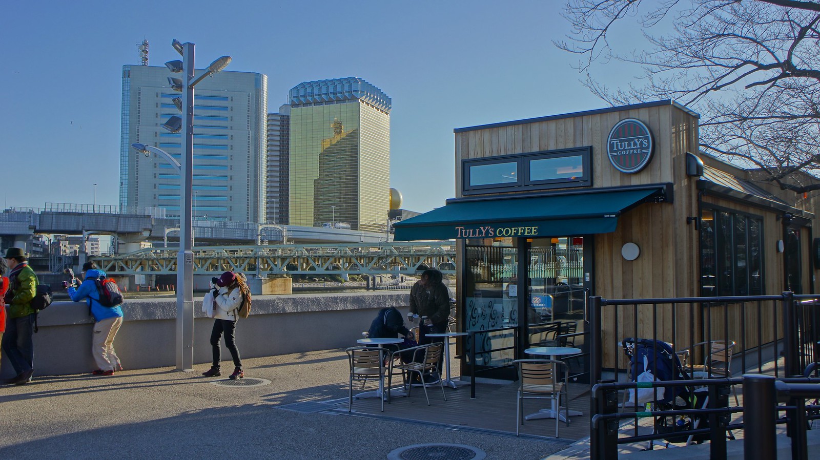 Tully's Cafe by Sumida River