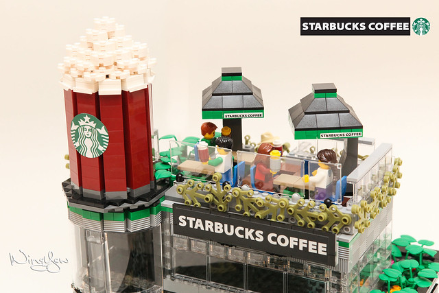 Lego MOC Starbucks Cafe (3)