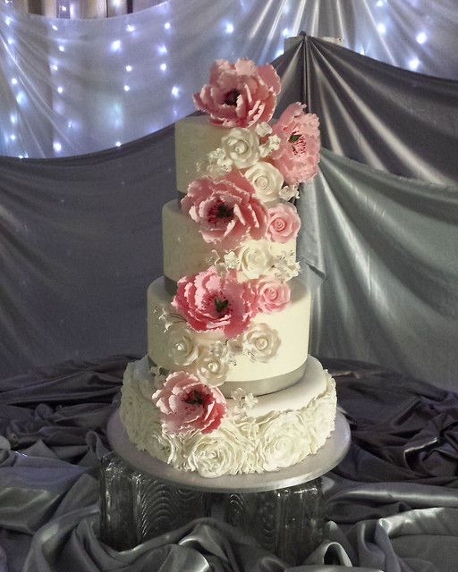Four-Tier Wedding Cake by Dana Deanna Rabanal