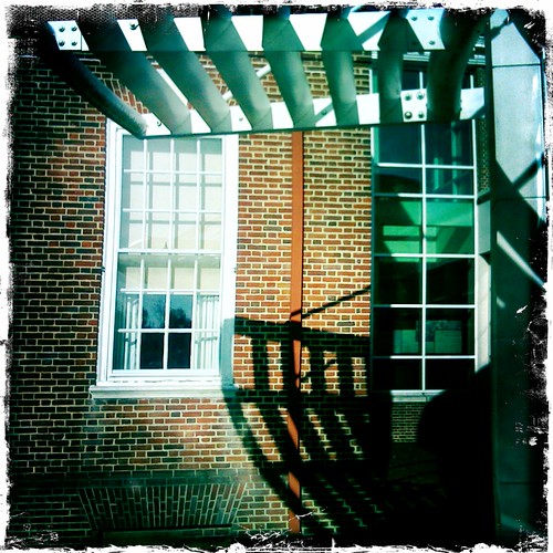 cameraphone reflection building brick window archives iphone iphoneography hipstamatic