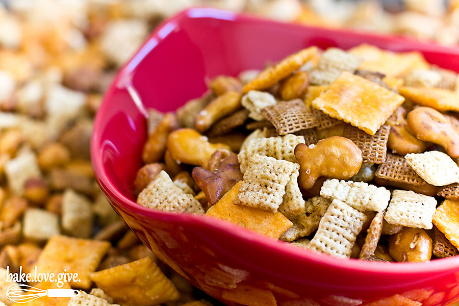 Spicy Chex Party Mix