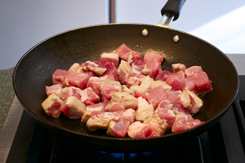 cooking pork