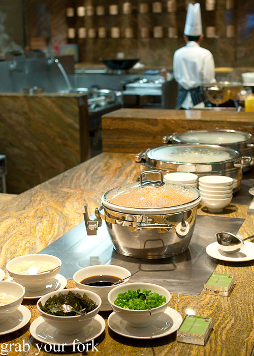 Japanese breakfast station at Kitchen 6, JW Marriott Marquis Dubai