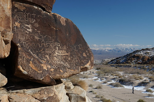 nevada rockart petroglyphs spiritmountain grapevinecanyon christmastreepass desertweirdness