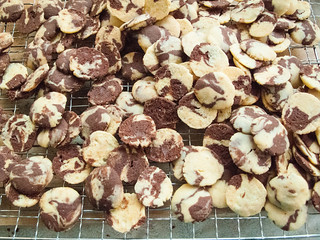 032 Chocolate Marble cookies  大理石曲奇