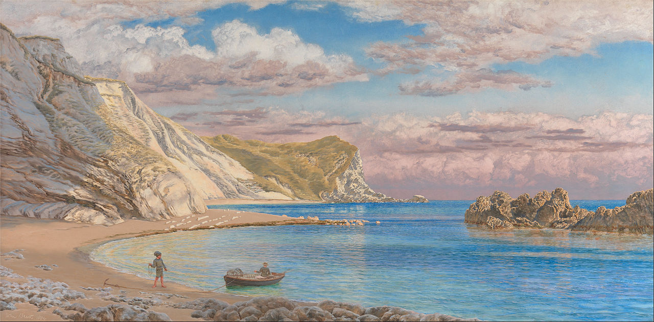 John Brett - Man of War Rocks, Coast of Dorset, 1884