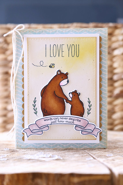 bear hugs! {mama elephant stamp highlight}