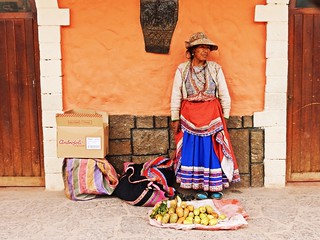 Local woman in Chivay