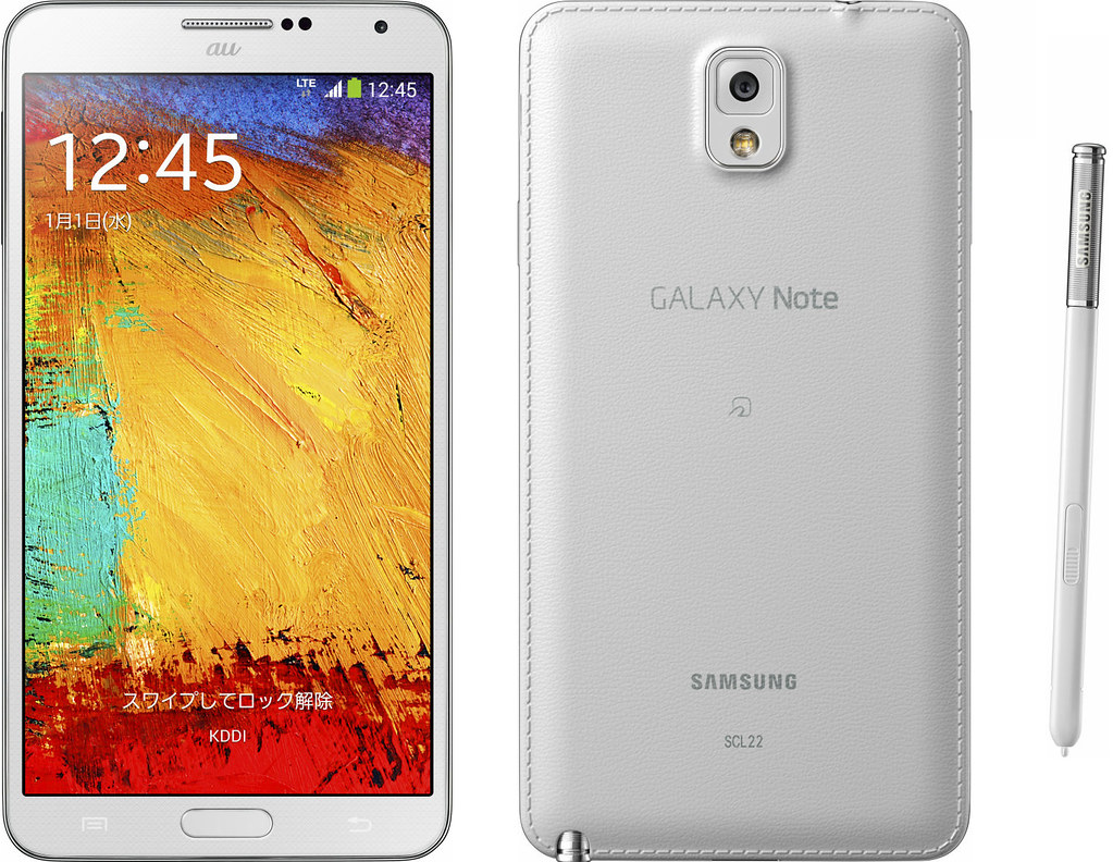 GALAXY Note 3 SCL22 full scale product image