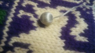 Thread Covered Bead 10