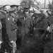 Basarabia, ROMÂNIA (toamna 1941). Domnul General Ion Antonescu în mijlocul sătenilor dintr-un sat basarabean dezrobit