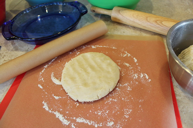 Shape dough into round, smooth disk.