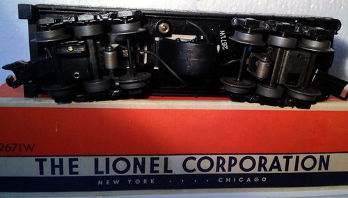 Lionel 2140WS de Luxe Passenger Set 671 Steam Turbine Engine 2671W 3 Cars 1948
