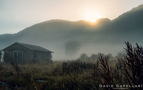 newzealand david fog sunrise cottage foggy glacier franzjosefglacier capellari davidcapellari