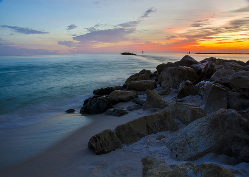 sunset orange beach water night landscape gulf alabama pass shores gulfshores perdido orangebeach perdidopass barrybaskin jbbaskin pwpartlycloudy