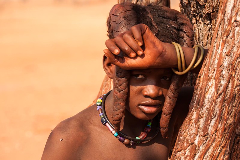 Girl from Himba Tribe