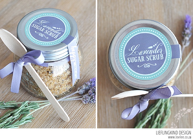 Free printables and DIY body scrub recipe for Mother's Day 