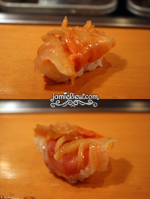 sushi dai akagai red clam