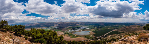 panorama lake landscape israel il northdistrict emekhulah kerennaftaly