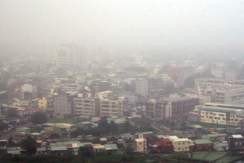 高雄的空氣污染。圖片來源：黃裕文