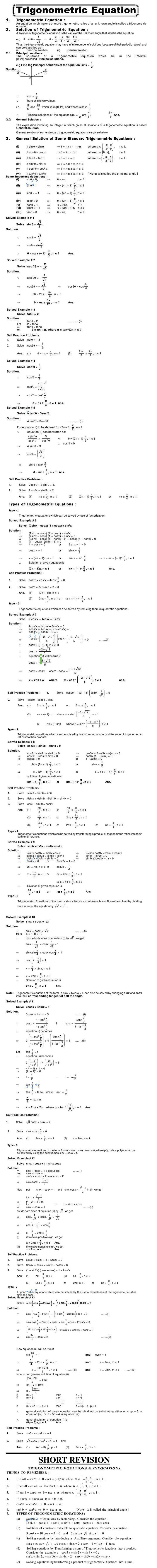 Maths Study Material - Chapter 23