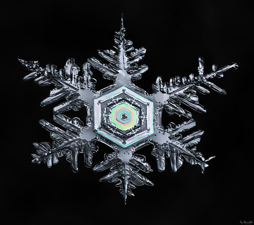 snowflake winter sky snow color macro ice nature water frozen crystal geometry flake science reflective fractal mpe focusstacking thinfilminterference