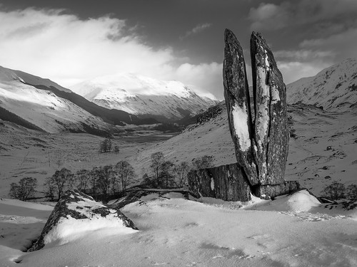 snow scotland unitedkingdom olympus rockformation em1 m43 glenlyon gallin microfourthirds prayinghandsofmary