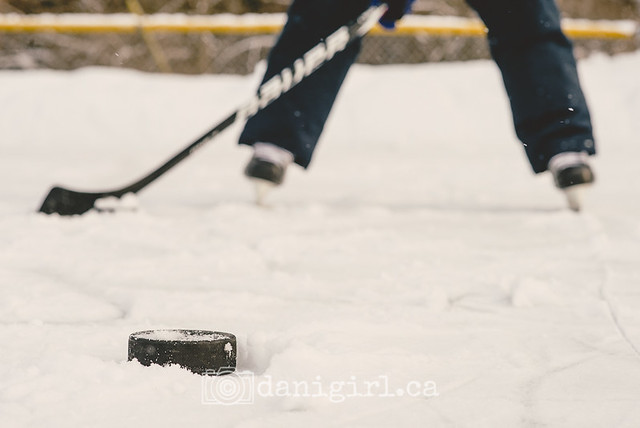 Hockey day in Canada